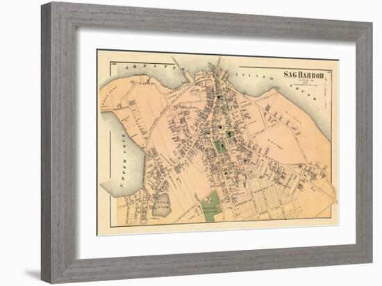 1873, Sag Harbor, New York, United States-null-Framed Giclee Print