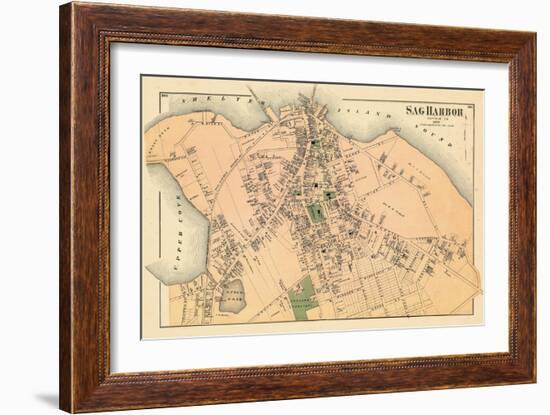 1873, Sag Harbor, New York, United States-null-Framed Giclee Print