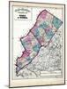1873, Sussex and Warren Counties Map,New Jersey, United States-null-Mounted Giclee Print