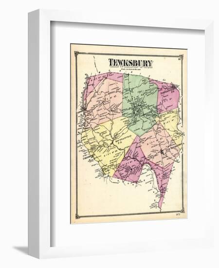 1873, Tewksbury, New Jersey, United States-null-Framed Giclee Print