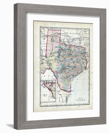 1873, Texas, USA-null-Framed Giclee Print