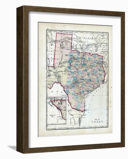 1873, Texas, USA-null-Framed Giclee Print