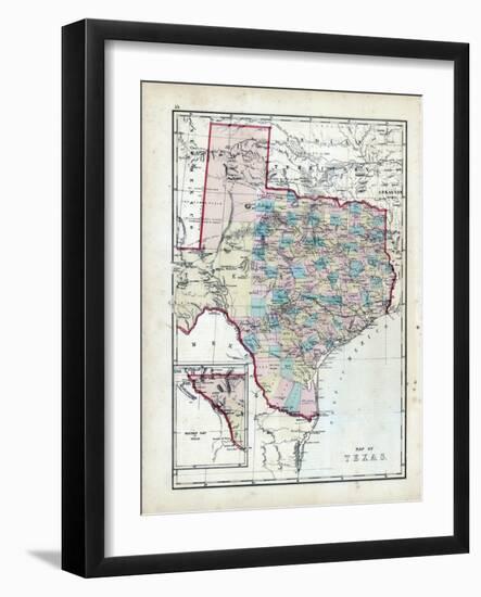 1873, Texas, USA-null-Framed Giclee Print