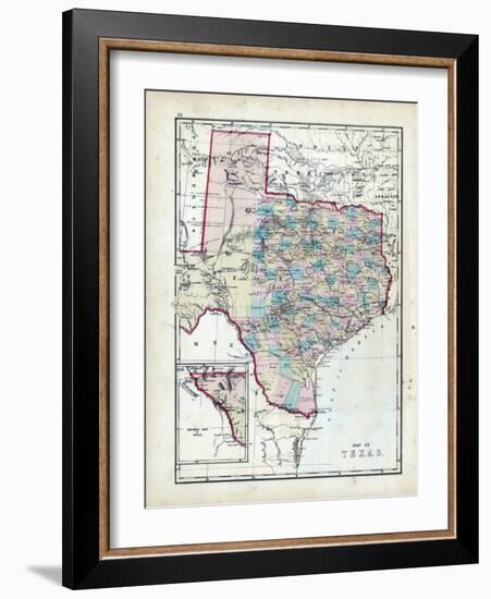 1873, Texas, USA-null-Framed Giclee Print