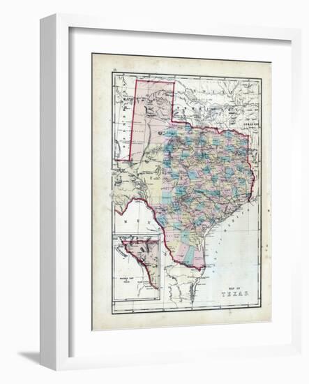 1873, Texas, USA-null-Framed Giclee Print