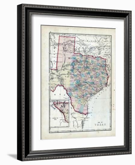 1873, Texas, USA-null-Framed Giclee Print