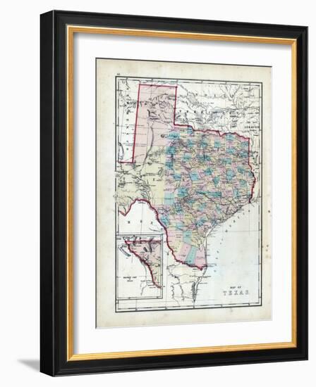 1873, Texas, USA-null-Framed Giclee Print