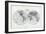 1873, The World in Hemispheres-null-Framed Giclee Print