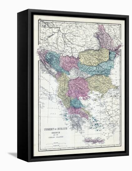 1873, Turkey, Greece, Ionian Islands-null-Framed Premier Image Canvas