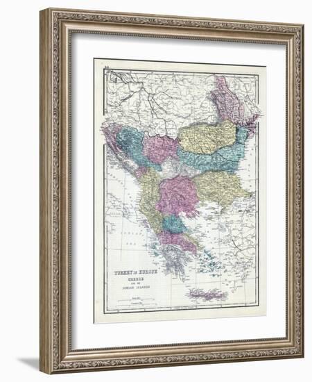 1873, Turkey, Greece, Ionian Islands-null-Framed Giclee Print