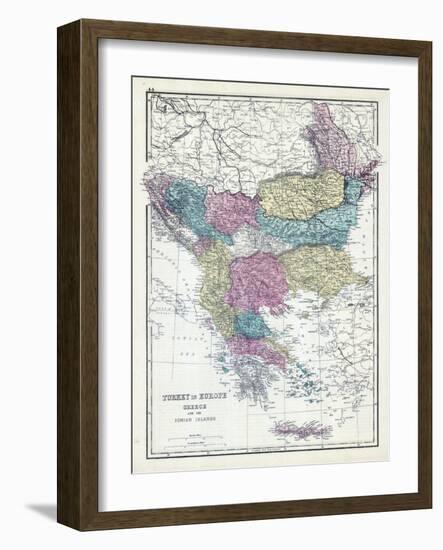 1873, Turkey, Greece, Ionian Islands-null-Framed Giclee Print