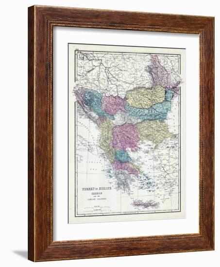 1873, Turkey, Greece, Ionian Islands-null-Framed Giclee Print