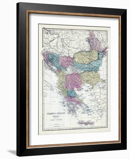 1873, Turkey, Greece, Ionian Islands-null-Framed Giclee Print