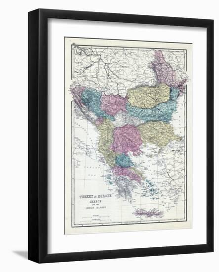 1873, Turkey, Greece, Ionian Islands-null-Framed Giclee Print