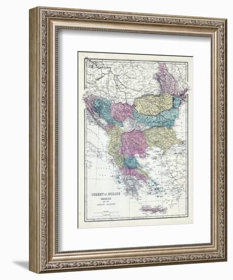 1873, Turkey, Greece, Ionian Islands-null-Framed Giclee Print