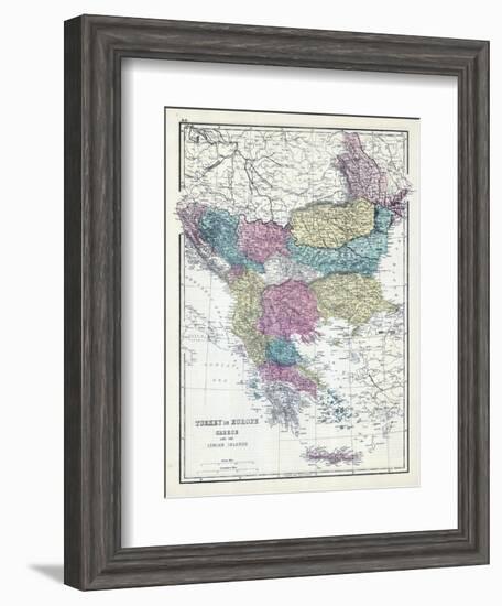 1873, Turkey, Greece, Ionian Islands-null-Framed Giclee Print