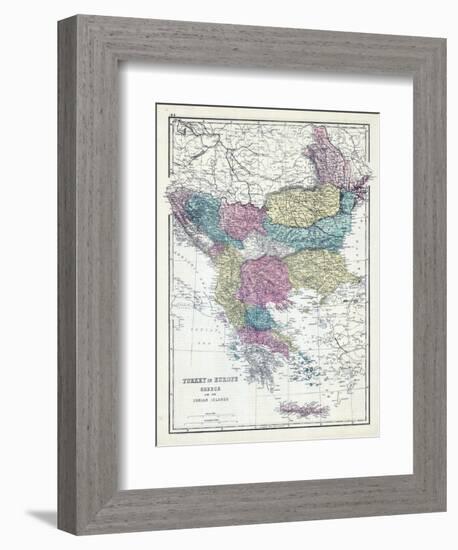 1873, Turkey, Greece, Ionian Islands-null-Framed Giclee Print