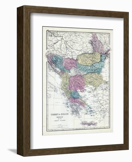 1873, Turkey, Greece, Ionian Islands-null-Framed Giclee Print