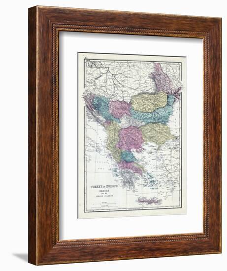 1873, Turkey, Greece, Ionian Islands-null-Framed Giclee Print