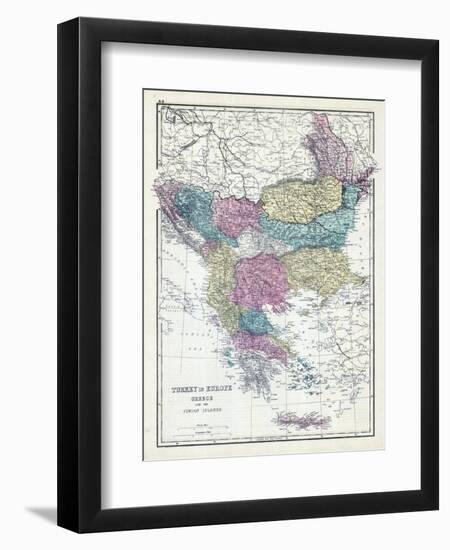 1873, Turkey, Greece, Ionian Islands-null-Framed Giclee Print