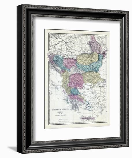 1873, Turkey, Greece, Ionian Islands-null-Framed Giclee Print