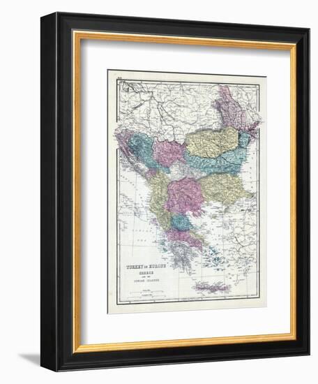 1873, Turkey, Greece, Ionian Islands-null-Framed Giclee Print