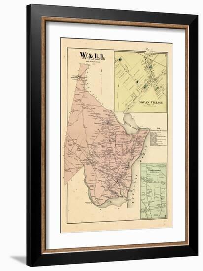 1873, Wall Township, Squan Village, New Bedford, New Jersey, United States-null-Framed Giclee Print