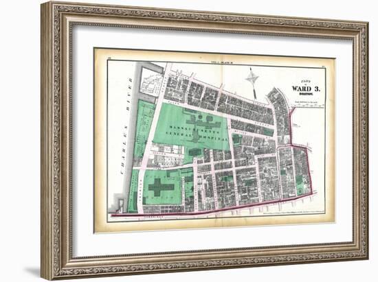 1874, Boston, Massachusetts General Hospital, Massachusetts, United States-null-Framed Giclee Print