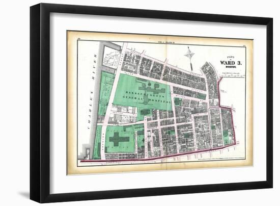 1874, Boston, Massachusetts General Hospital, Massachusetts, United States-null-Framed Giclee Print