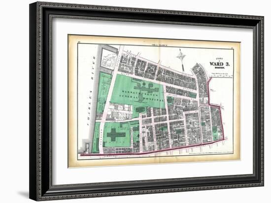 1874, Boston, Massachusetts General Hospital, Massachusetts, United States-null-Framed Giclee Print