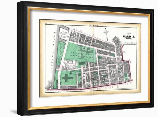 1874, Boston, Massachusetts General Hospital, Massachusetts, United States-null-Framed Giclee Print