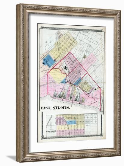 1874, East St. Louis, Illinois, United States-null-Framed Giclee Print