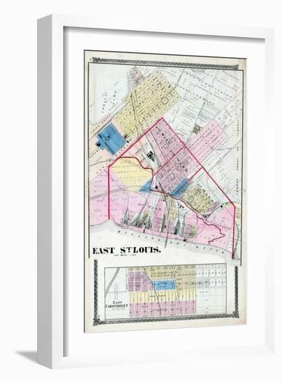 1874, East St. Louis, Illinois, United States-null-Framed Giclee Print