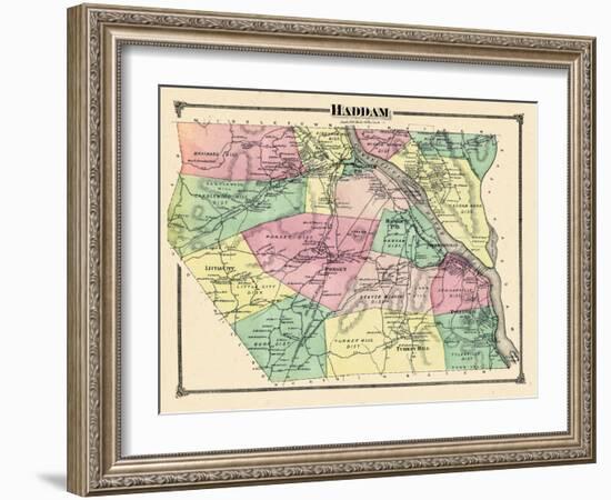 1874, Haddam, Connecticut, United States-null-Framed Giclee Print