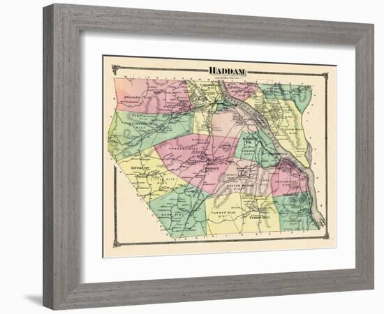 1874, Haddam, Connecticut, United States-null-Framed Giclee Print