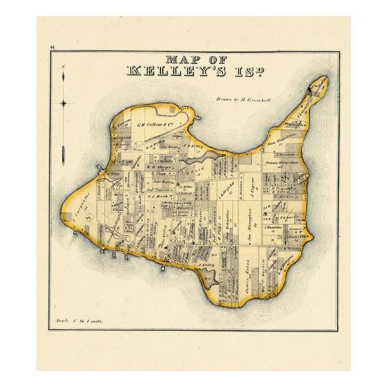 '1874, Kelley's Island, Ohio, United States' Giclee Print