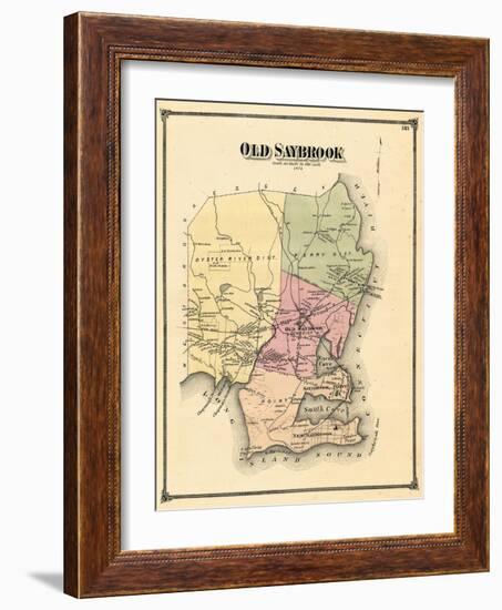 1874, Old Saybrook, Connecticut, United States-null-Framed Giclee Print