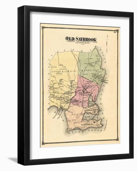 1874, Old Saybrook, Connecticut, United States-null-Framed Giclee Print