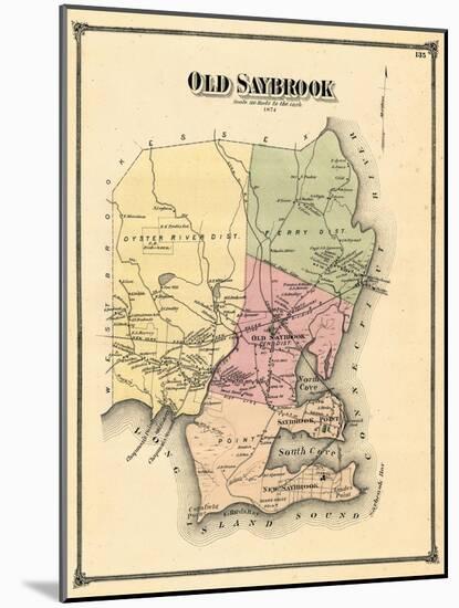 1874, Old Saybrook, Connecticut, United States-null-Mounted Giclee Print