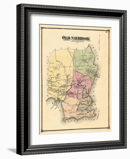 1874, Old Saybrook, Connecticut, United States-null-Framed Giclee Print