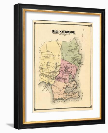 1874, Old Saybrook, Connecticut, United States-null-Framed Giclee Print