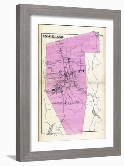 1874, Rockland, Massachusetts, United States-null-Framed Giclee Print