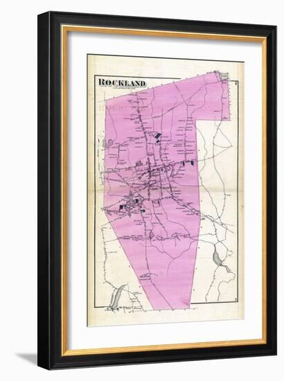 1874, Rockland, Massachusetts, United States-null-Framed Giclee Print