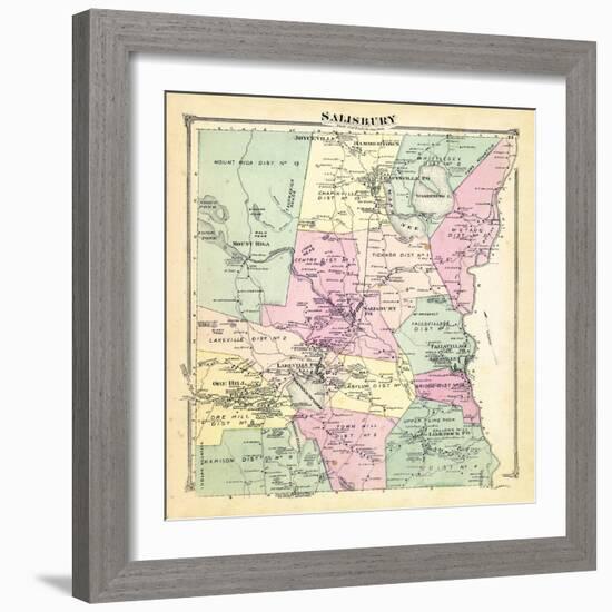 1874, Salisbury, Connecticut, United States-null-Framed Giclee Print