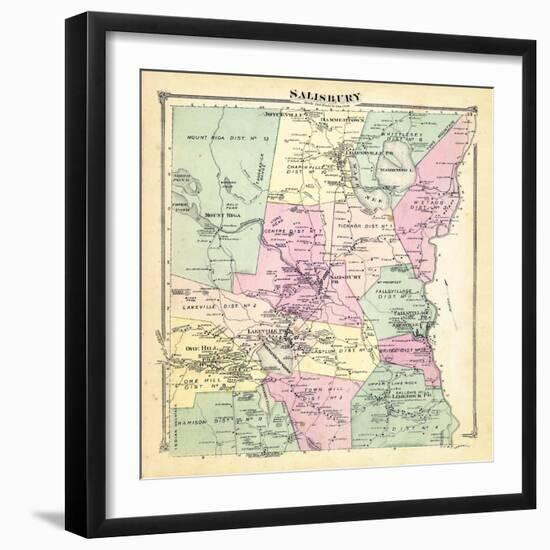 1874, Salisbury, Connecticut, United States-null-Framed Giclee Print