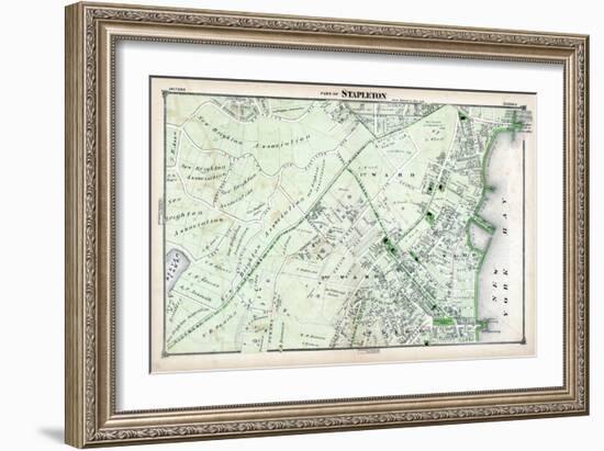 1874, Stapleton, New York, United States, Staten Island-null-Framed Giclee Print