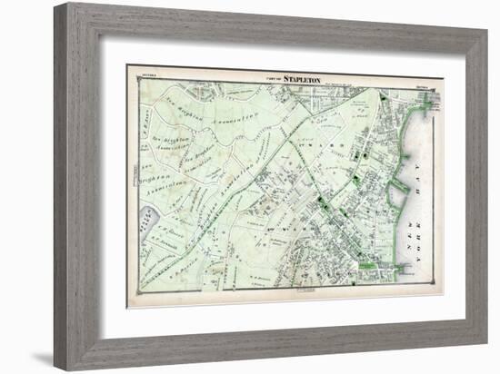 1874, Stapleton, New York, United States, Staten Island-null-Framed Giclee Print