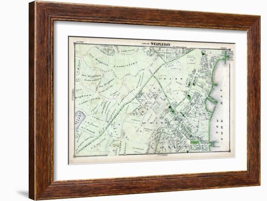 1874, Stapleton, New York, United States, Staten Island-null-Framed Giclee Print