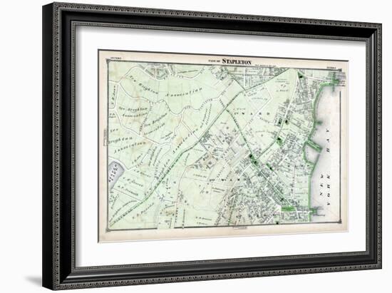 1874, Stapleton, New York, United States, Staten Island-null-Framed Giclee Print