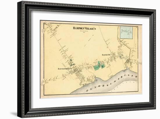 1875, Hampden, Maine, United States-null-Framed Giclee Print